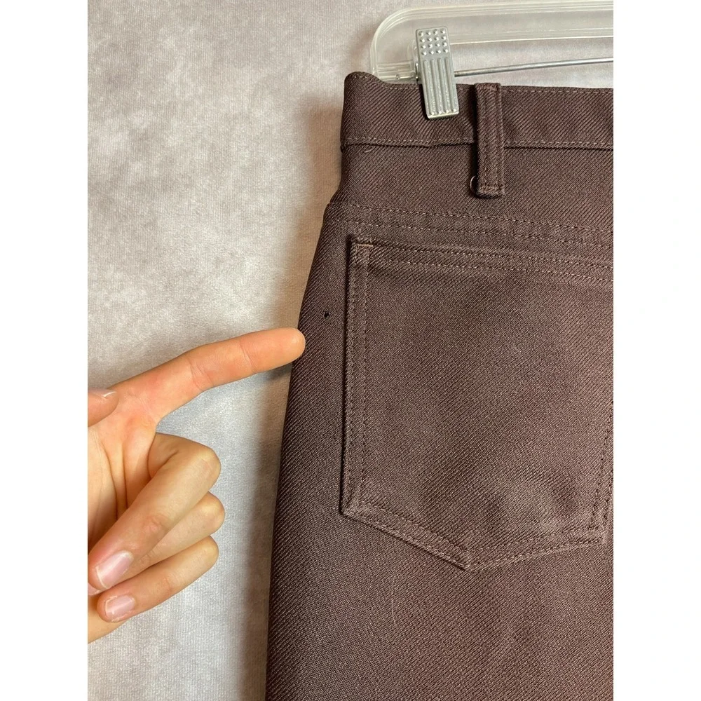 VINTAGE 70s Levis Pants Mens 32x32 Brown Slacks Black Tab Formal Preppy USA Made